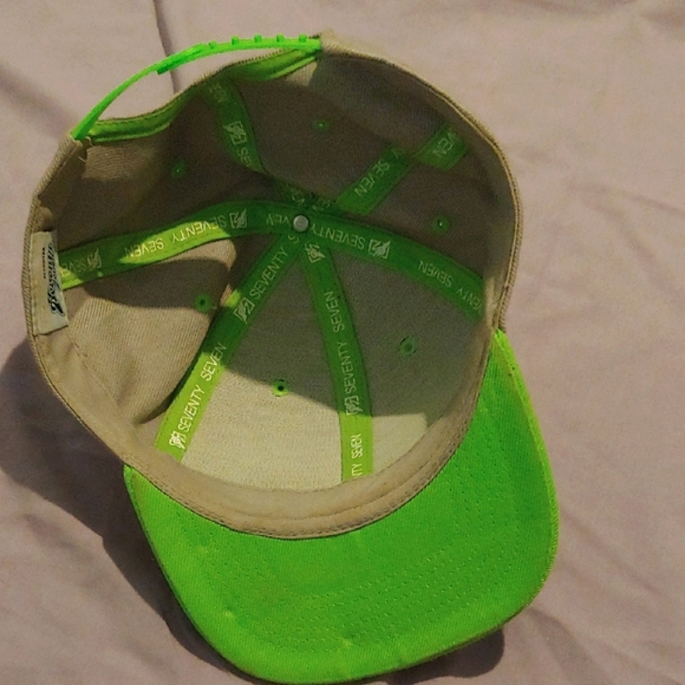 Adult Green and Gray Baseball Cap * Adjustable * Snapback - Picture 3 of 5